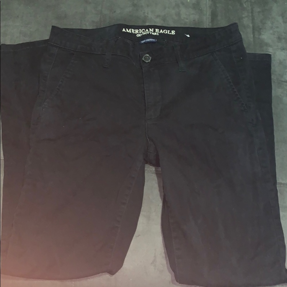 Black khakis